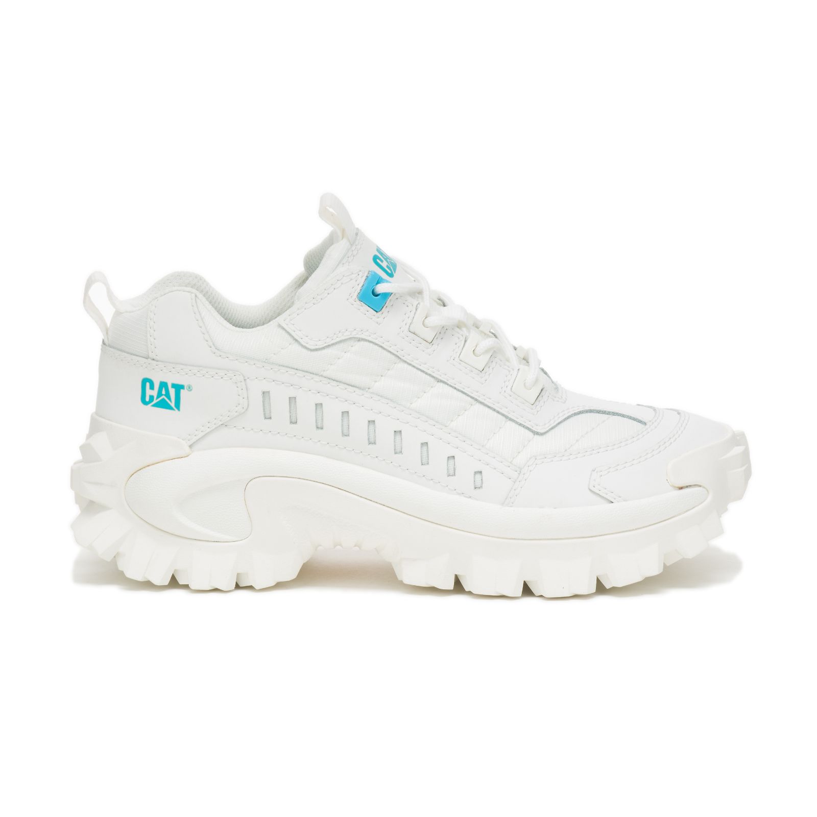 Caterpillar Shoes Islamabad - Caterpillar Intruder Mens Casual Shoes White/Blue (768503-IYG)